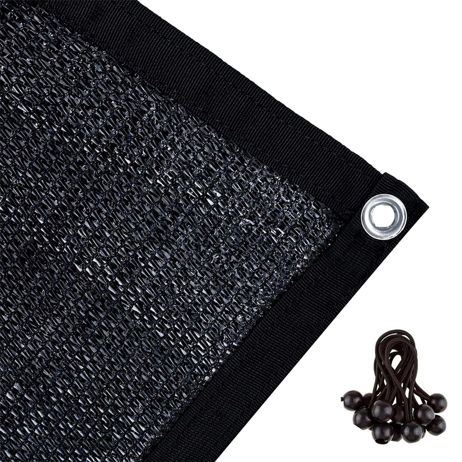 Agfabric 70% 12X 16Ft Sunblock Shade Cloth With Grommets For Garden Patio, Black