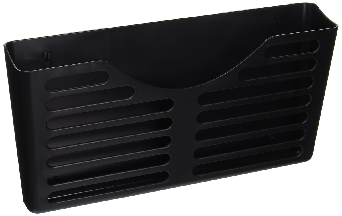 Lorell Llr80663 Plastic Wall Cubicle Pocket File, Black