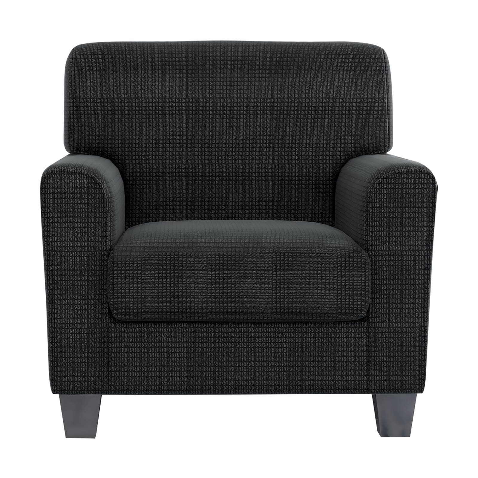 Znsayotx 2 Piece Chair Covers For Living Room With Arms Anti Slip Stretch Arm Chair Slipcovers Spandex Sofa Armchair Slipcover M