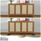 Annkut Bed Risers 10 Inch Heavy Duty,Elevation In Heights 1,2,3,4,5,6,7,8,9,10 Inch,Adjustable Furniture Risers For Chair Table