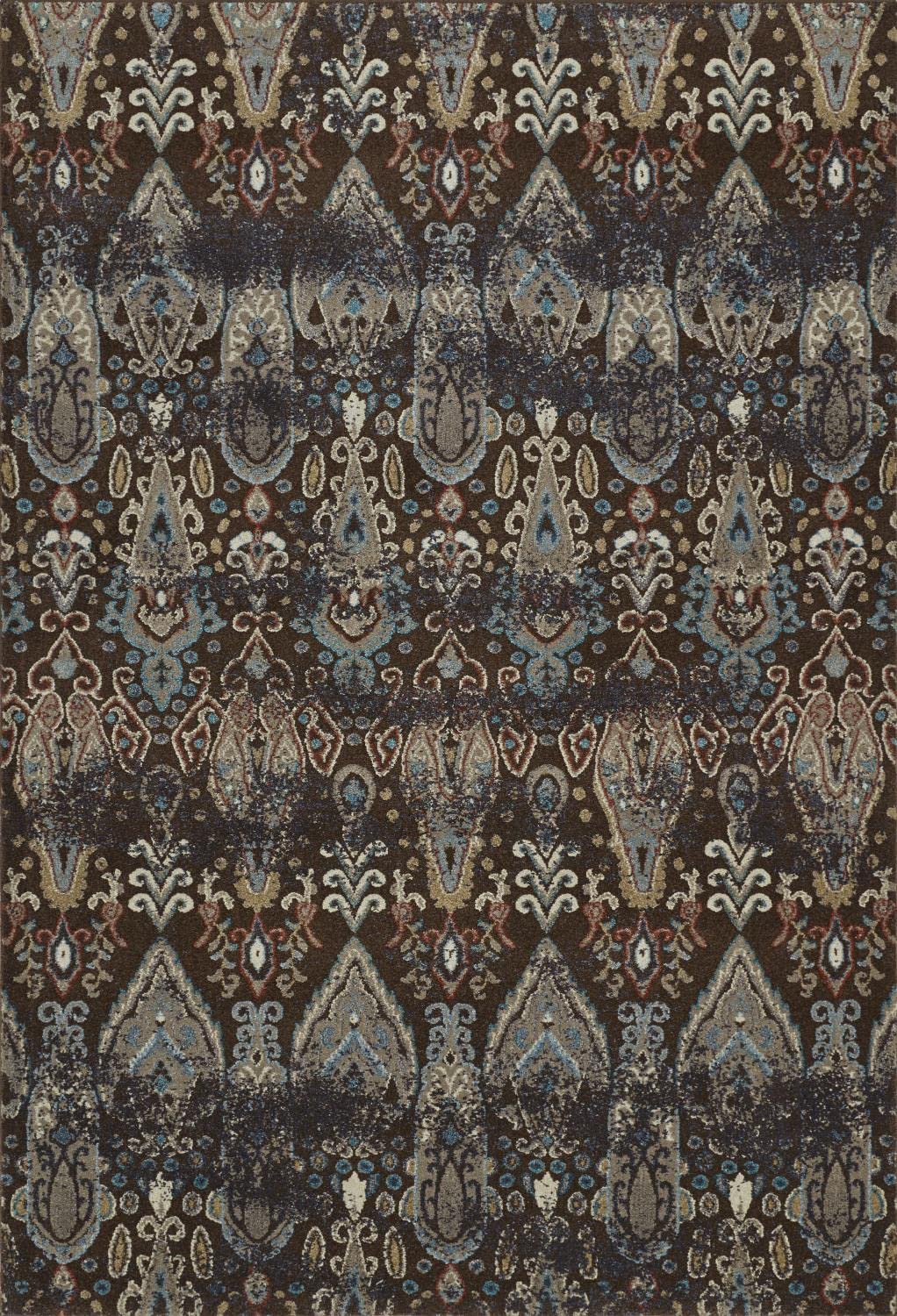 Addison Rugs Thurston46 Area Rug, 5'3"X7'7", Brown