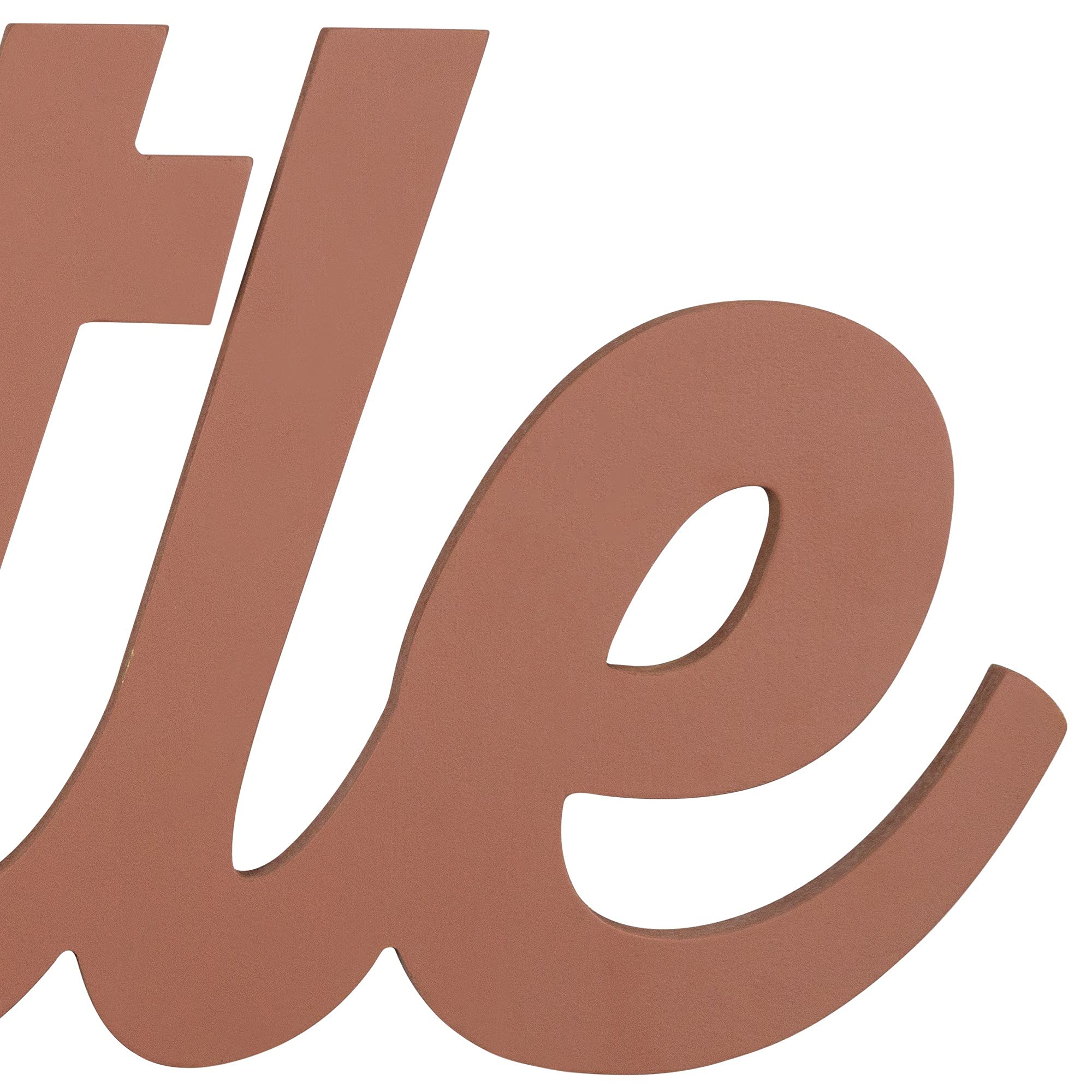 HomeRoots 100% MDF Dark Pink Hustle Wall Sign