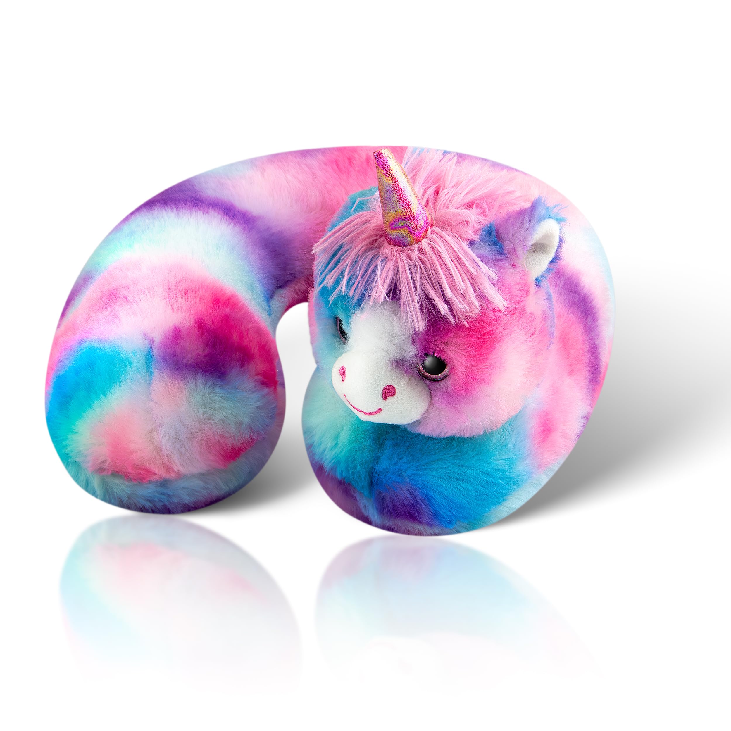 Cloudz Kids Super Soft N' Cuddly Animal Airplane Travel Neck Pillow! Keep Children Comfy And Supported With A Buddy While Travel