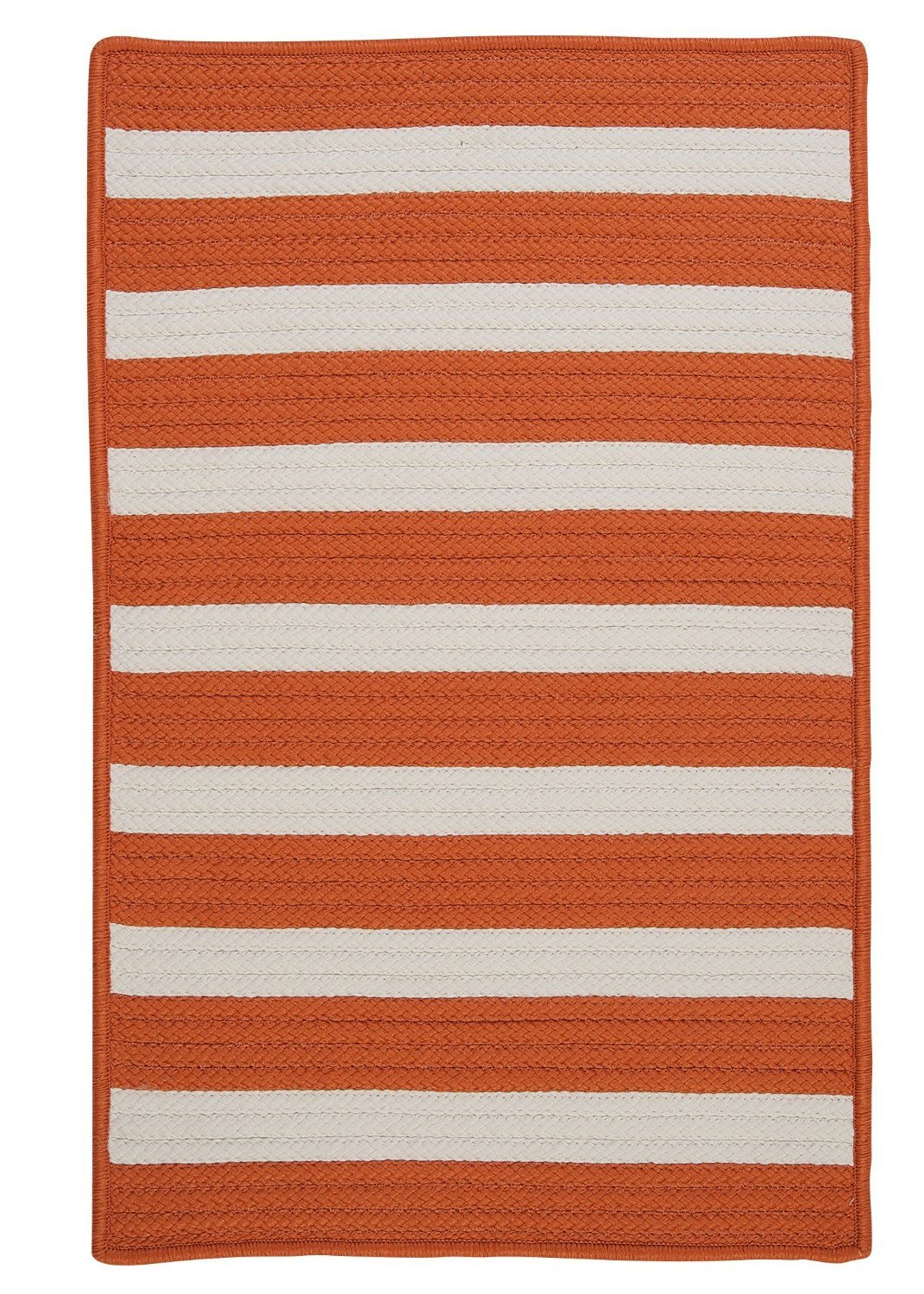 Colonial Mills Stripe It Tr19 Tangerine Orange 2X3 - Area Rug