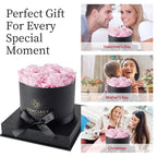 Preserved Roses In A Box - Forever Flowers, Immortal Roses, Eternal Rose Preserved Flowers For Delivery Prime Mothers Day & Vale