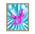 Poster Master Balloon Dog Poster - Peeing Balloon Dog Print - Pop Art - Trendy Art - Modern Art - Funny Bathroom Decor - Guest B