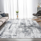Omerai Washable Rug 8'X10' Abstract Machine Washable Rugs Ultra-Thin Area Rugs For Living Room Non Slip Stain Resistant Modern L