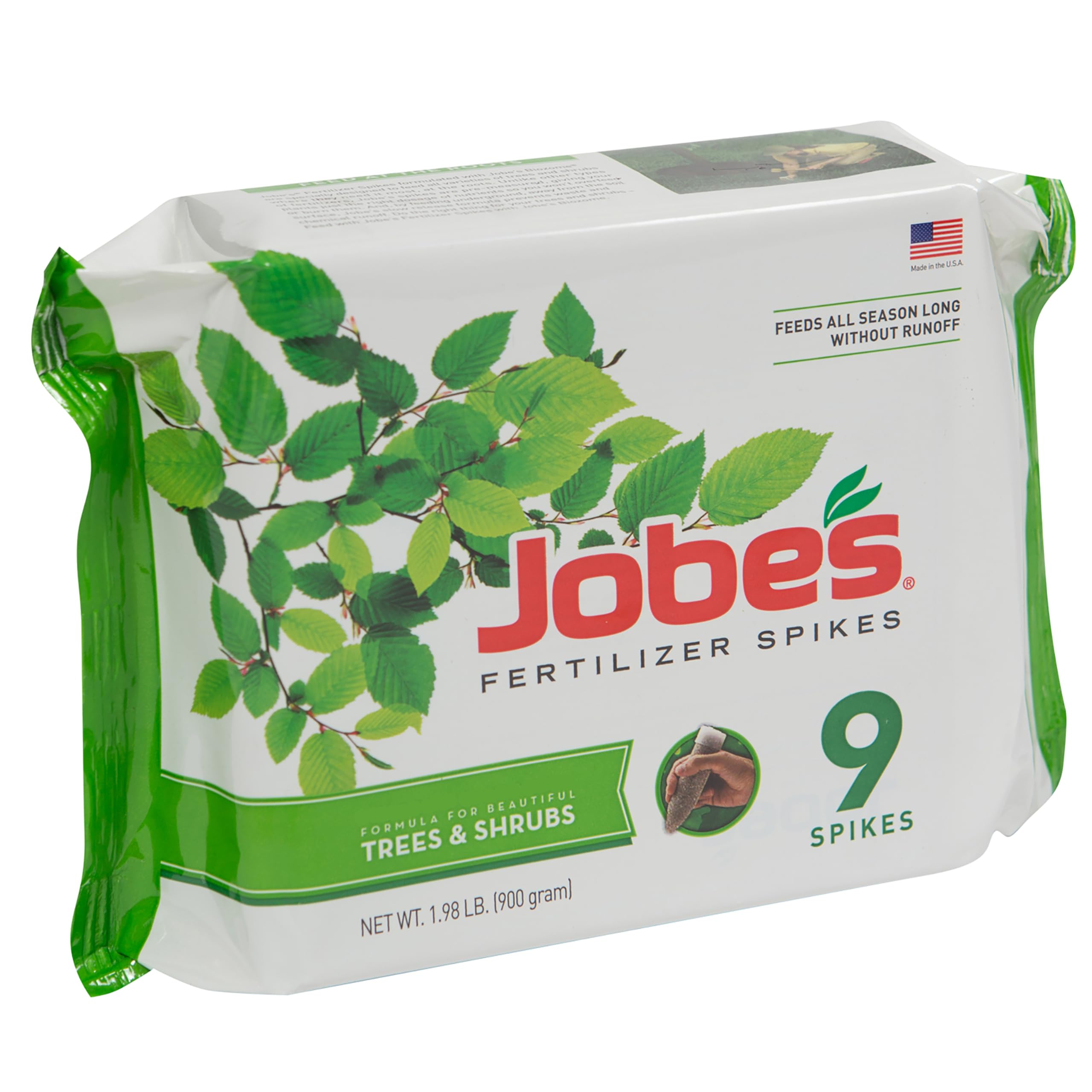 Jobes Slow Release Tree And Shrub Fertilizer Spikes, Easy Plant Care For Oak, Maple, Dogwood, Boxwood, And Many More Acid Loving