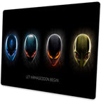 Alien Mouse Pad, Personalized Design Sci-Fi Style Computer Rubber Mouse Pad