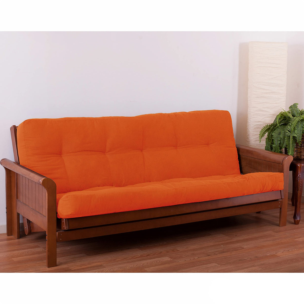 Blazing Needles Renewal 5&quot; Twill Futon Mattress, Full, Tangerine Dream