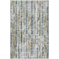Winslow Wl6 Grey Transitional Rug Rectangle 5' X 7 ' 6"