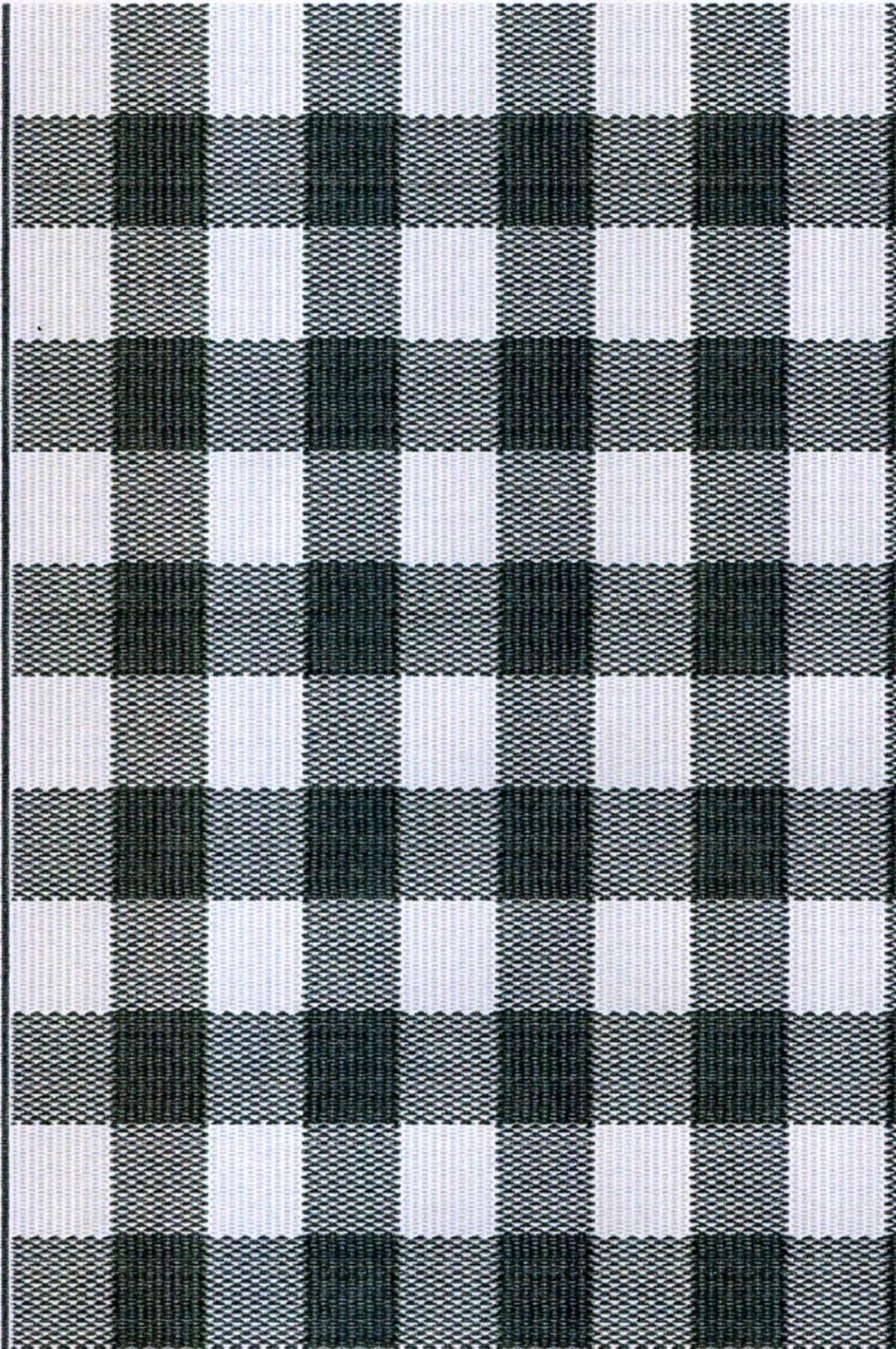 Mad Mats Buffalo Indoor/Outdoor Floor Mat (4' X 6', Black White)