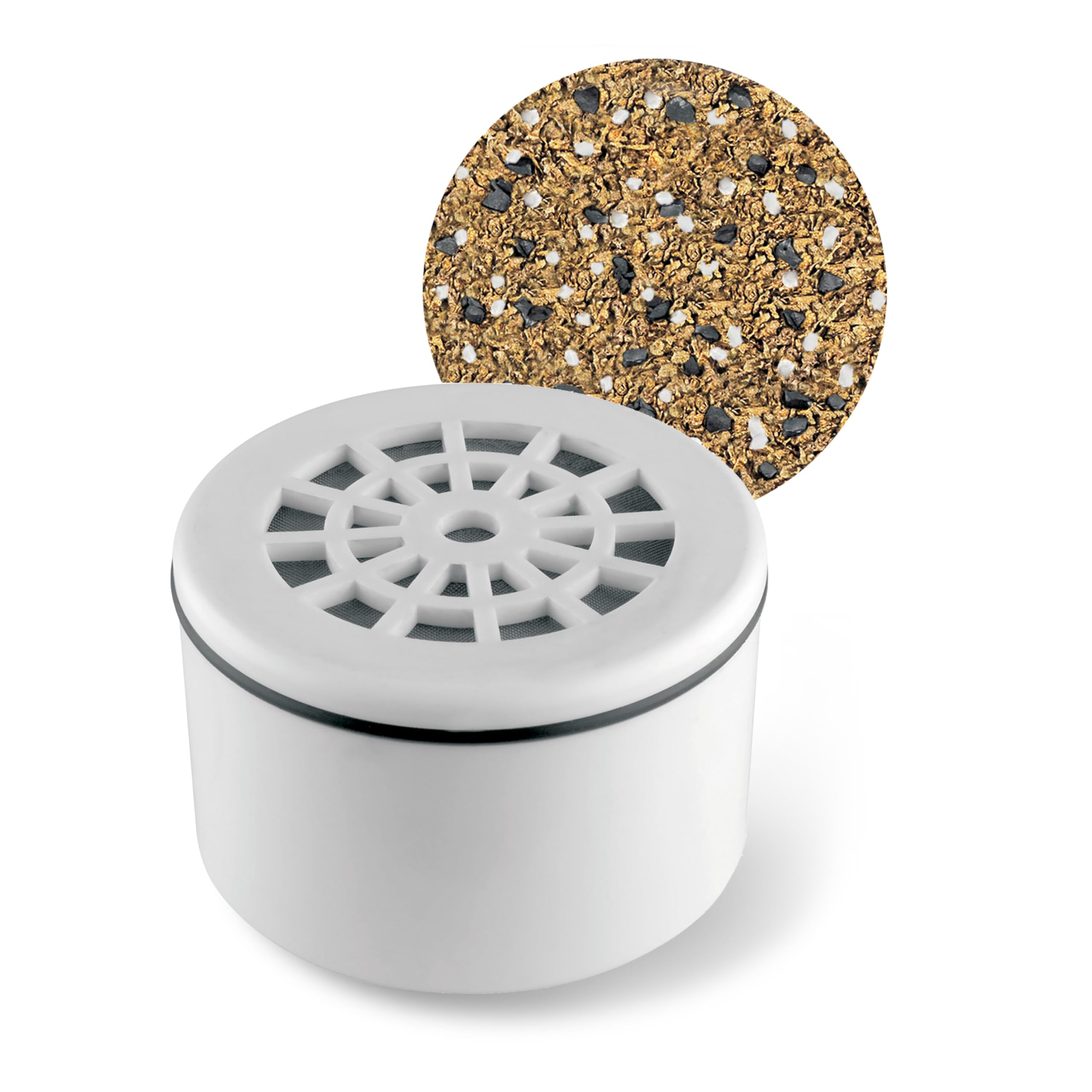 AquaCare by HotelSpa 1139 Replacement Disposable Enriched KDF Cartridge for Compact Universal Shower Filter or Filtered Shower H