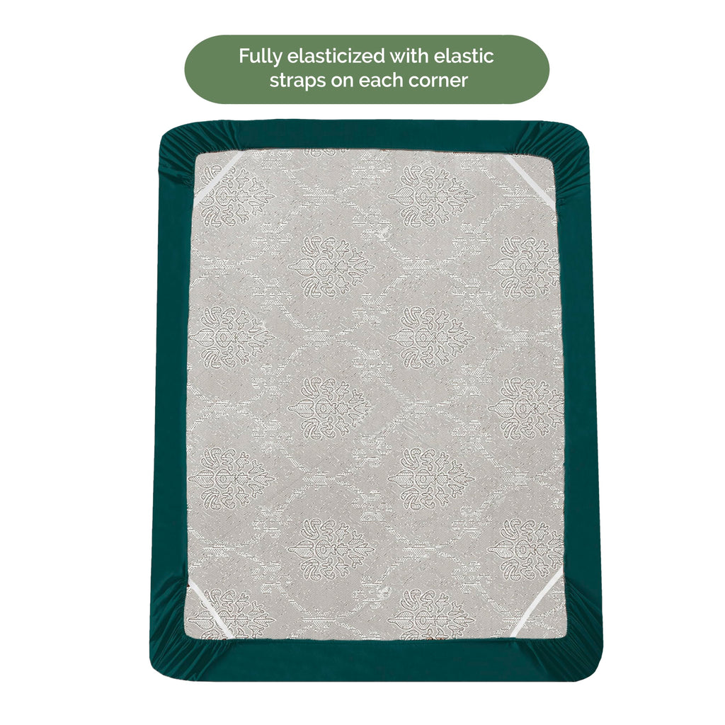 Elegant Comfort 1500 Premium Hotel Quality 18-21 Inches Deep - Extra Deep Pocket Single Fitted Sheet For High Mattress, Luxury And Softest, Smart Pocket - Wrinkle Free, California King, Marine Teal