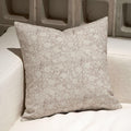 Domvitus Floral Pillow Covers 18X18, Throw Pillows For Couch, Floral Print Pillow Cover, Decorative Neutral Accent Throw Pillow Covers For Living Room, 1Pc, Neutral