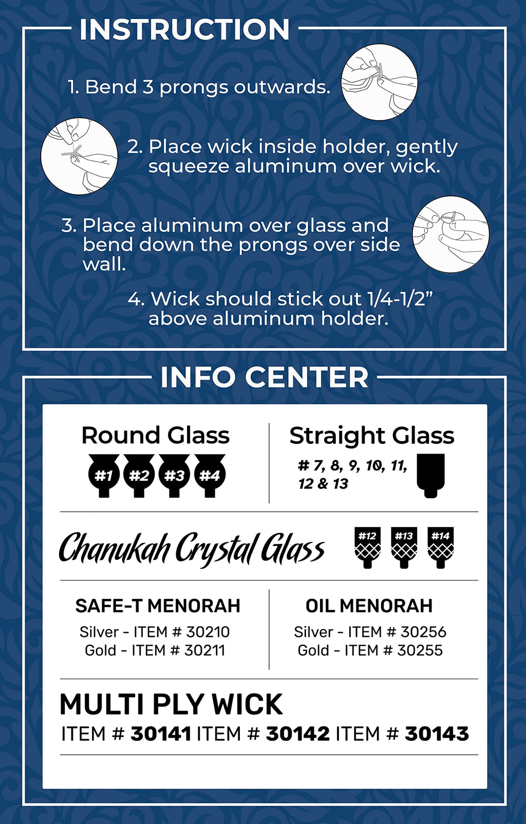 Aluminum Wick Holders - 50 Pack (Approx.) - For Stand Up Wicks In Oil Cup Candle - Multipurpose Use - By Ner Mitzvah