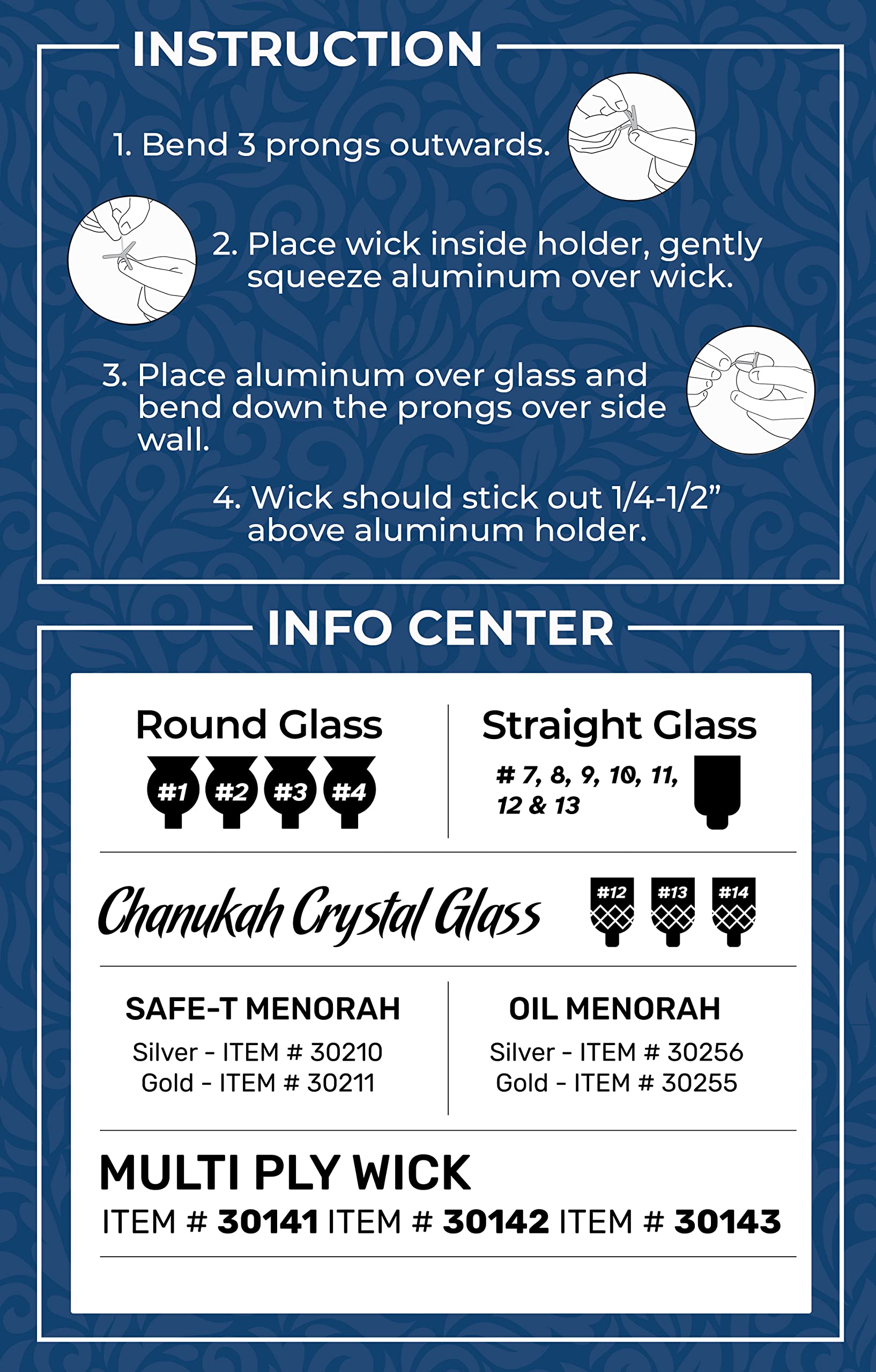 Aluminum Wick Holders - 50 Pack (Approx.) - For Stand Up Wicks In Oil Cup Candle - Multipurpose Use - By Ner Mitzvah