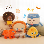 Bread Barbershop Sausage Plush, Soft Food Stuffed Animals 10', Cute Funny Pillows Dolls Plushies For Cuddling, Home Room Decor,