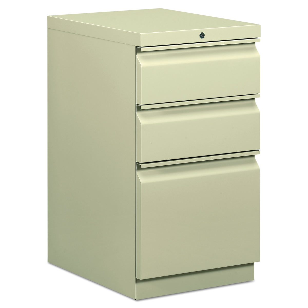 Basyx Mobile Pedestal File, Box/Box/File, 15 X 20 X 28, Putty