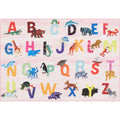 Home Dynamix Eric Carle Elementary Pink Alphabet Kids Machine Washable Area Rug Pink/Blue, 35x51