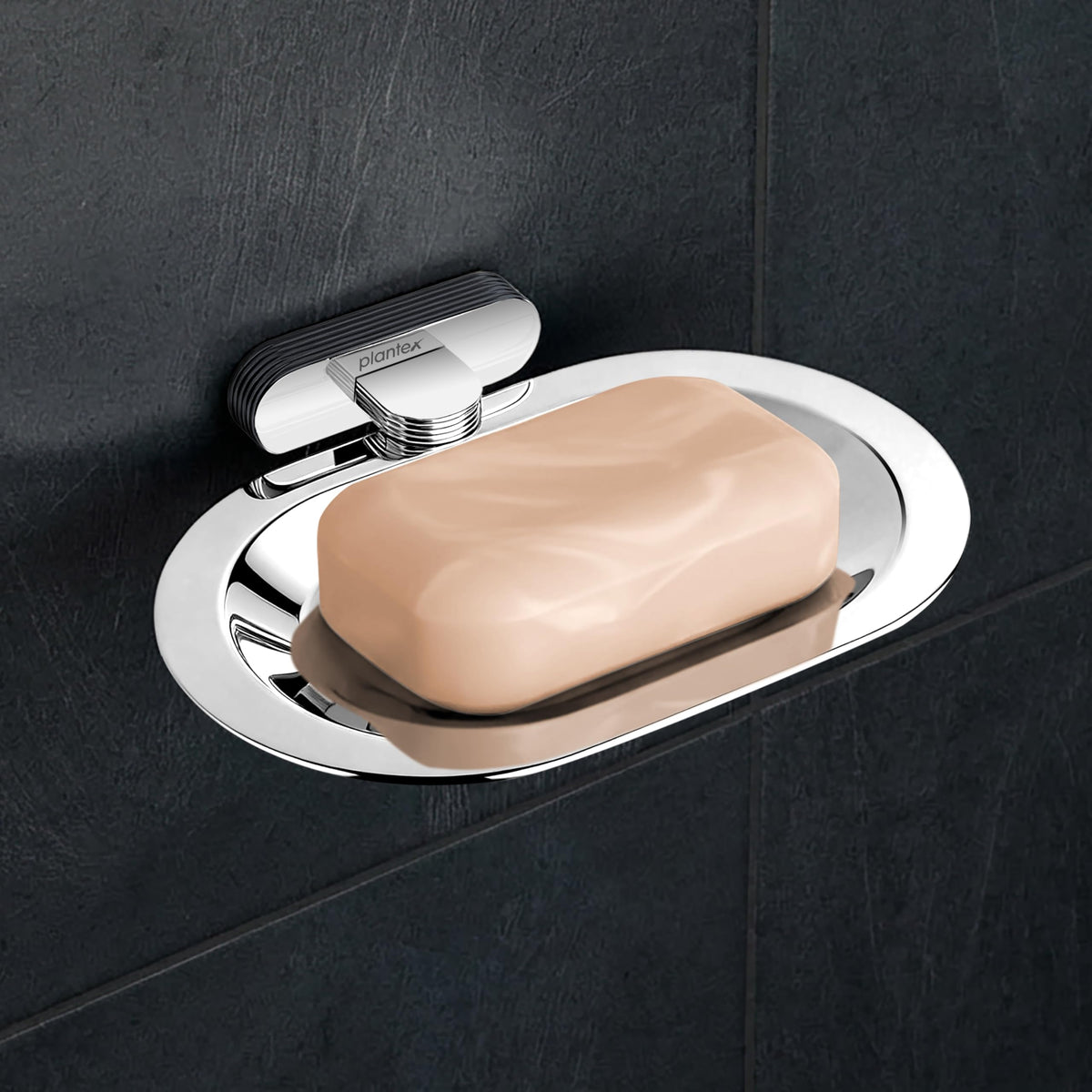 Plantex Soap Holder for Bathroom/Pure Brass Single Soap Dish/soap Stand/Soap Bar/Soap Case/Bathroom Accessories  Pack of 1 (APS