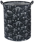HIYAGON Dinosaur Kids Laundry Basket Kids Laundry Hamper Baby Nursery Hamper for Boys and Girls Cute Toy Storage Organizer Bins 
