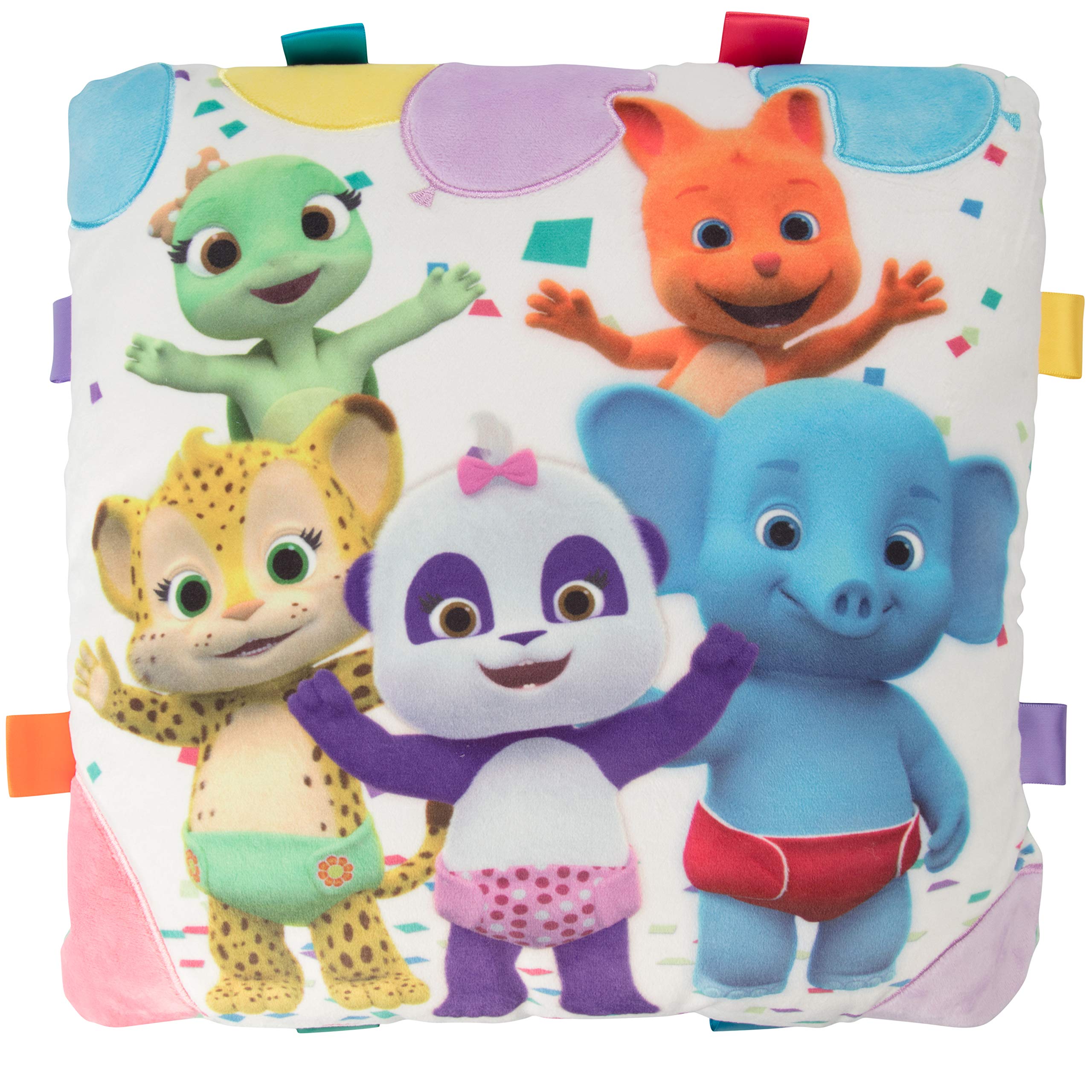 Word Party Pillow - Small Square Pillow Featuring Characters From The Hit Netflix Show - Cuddle Up With This Brightly Colored Pi