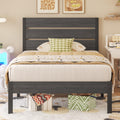 Fluest Twin Bed Frame with Headboard and Footboard, Metal Twin Bed Frame with Under Bed Storage, All-Metal Support System, No Bo