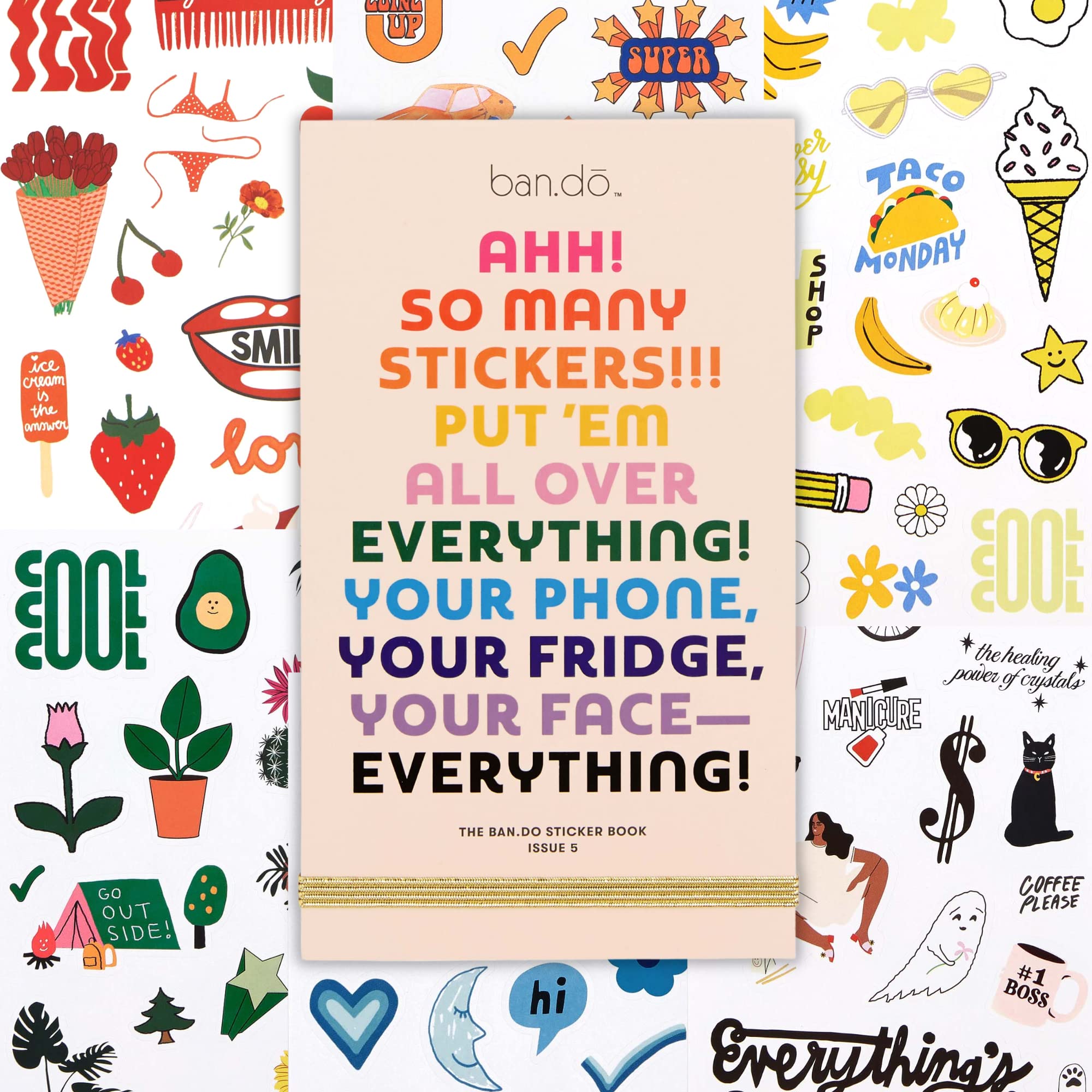 Ban.Do Planner Sticker Book With Over 700 Assorted Stickers, 35 Pages Of Colorful Unique Stickers For Journals/Calendars, Issue