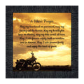 Crossroads Home D  cor A Bikers Prayer, Gift for Motorcycle Riders, Inspirational Bike Picture Frame, 8736CH