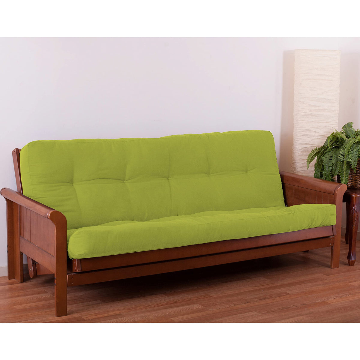 Blazing Needles Renewal 6&quot; Twill Futon Mattress, Full, Mojito Lime