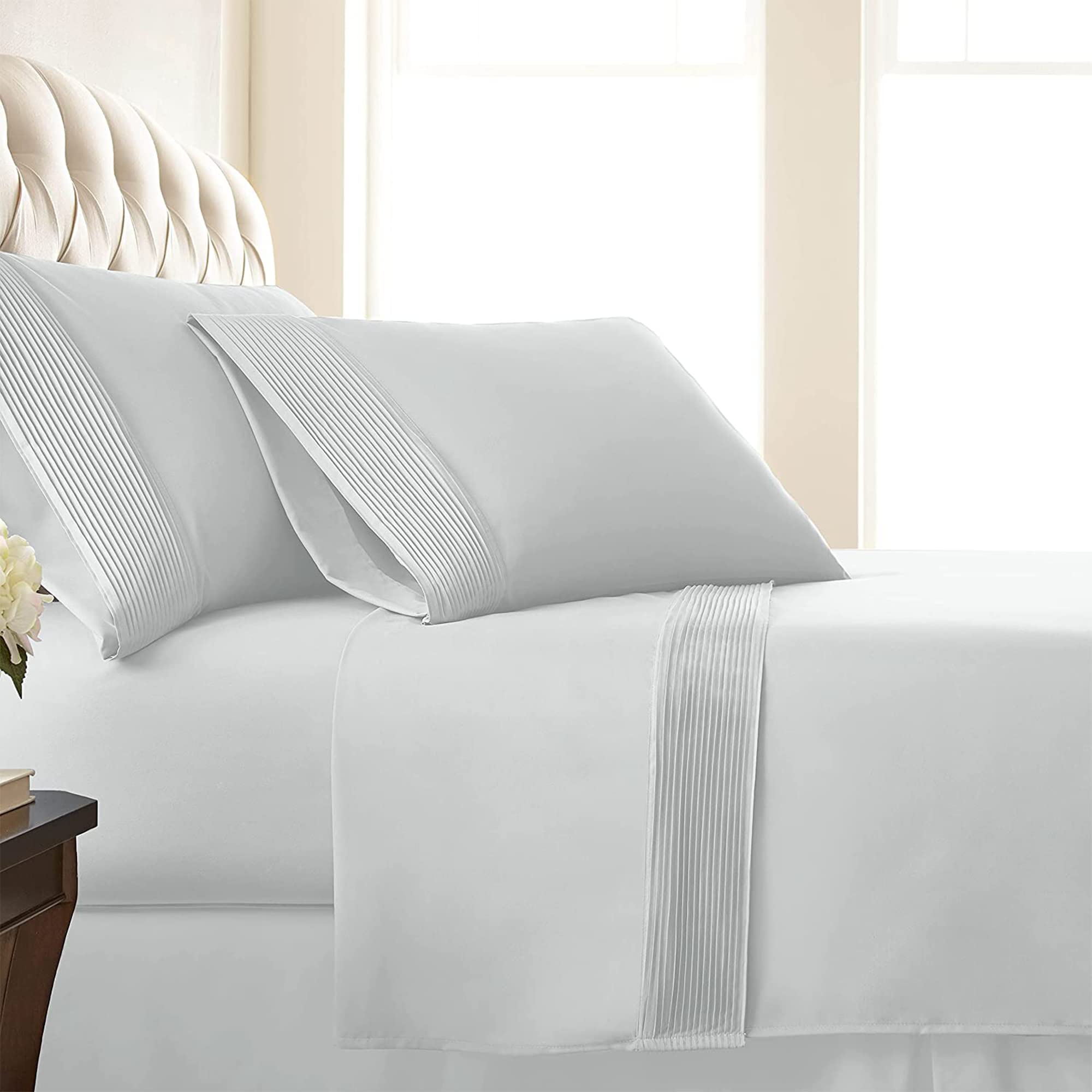 Southshore Fine Living, Inc. Full Bed Sheets 4-Piece Set | 21' Extra Deep Pocket With 2 Pillowcase | Hotel Luxury Quality | Eas