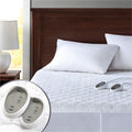 Heated Mattress Pad King Size| Dual Control | Electric Bed Warmer W/Adjustable Zone Heating | Fit Up To 15 Inch | 12.5Ft Long Co