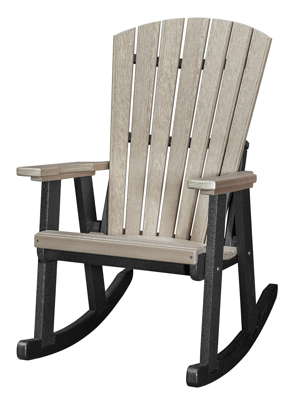 American Furniture Classics Rocking Chair, Weatherwood and Black