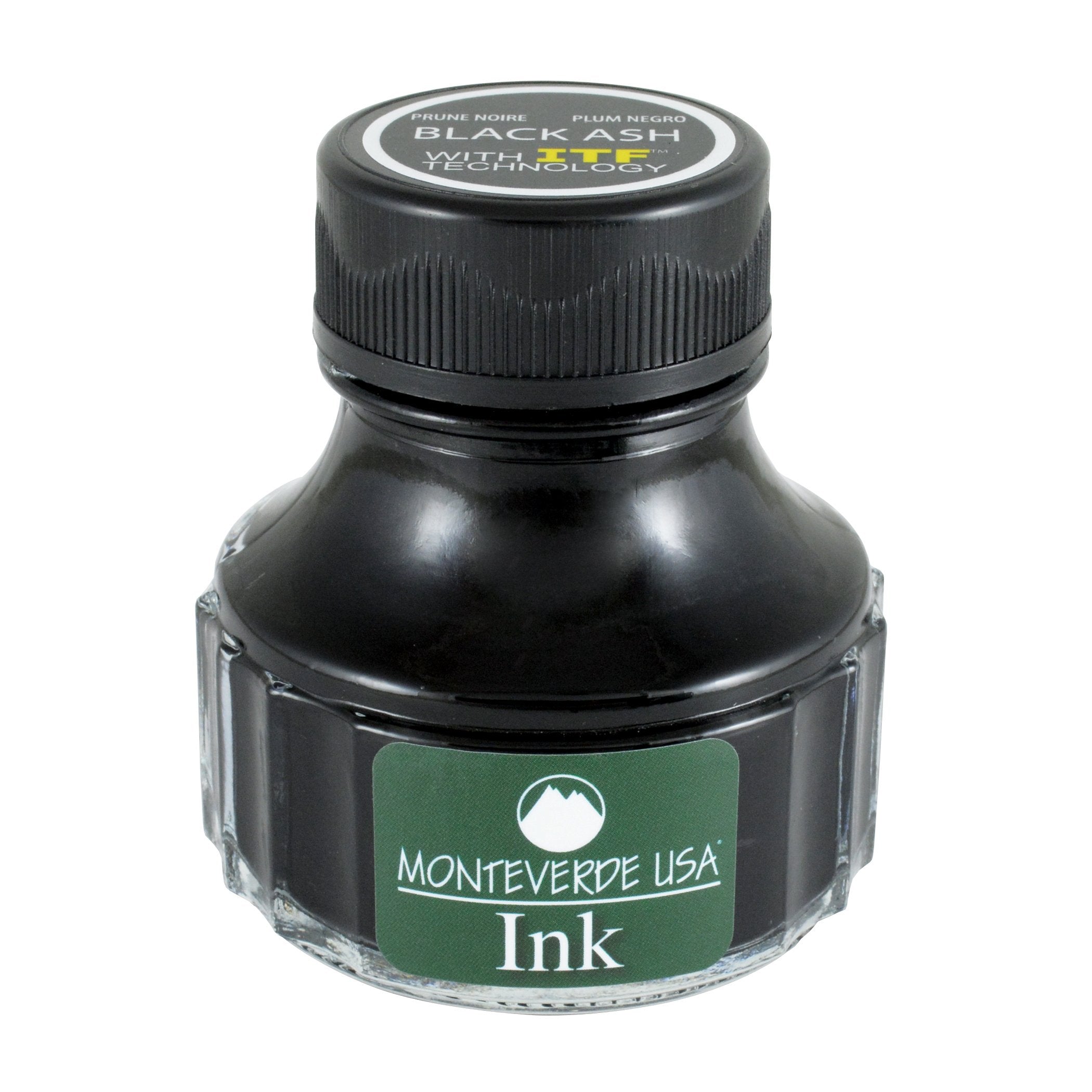 Monteverde Usa Ink With Itf Technology, 90 Ml Black Ash (G308Bk)