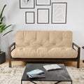 Royal Sleep Products By The Futon Factory Cooling Gel Memory Foam 8 Inch Futon Mattress - Solid Khaki Cover - Full Size - Certip