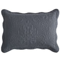 Chixin Microfiber Standard Pillow Shams Set Of 2 - Decorative Pillow Covers - Dark Grey - Size (20'' X 26'')