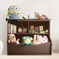 CAPHAUS Kids Toy Storage Organizer, Open Storage Cubby, Multifunctional Book and Toy Storage Cabinet, Book and Toy Storage Shel