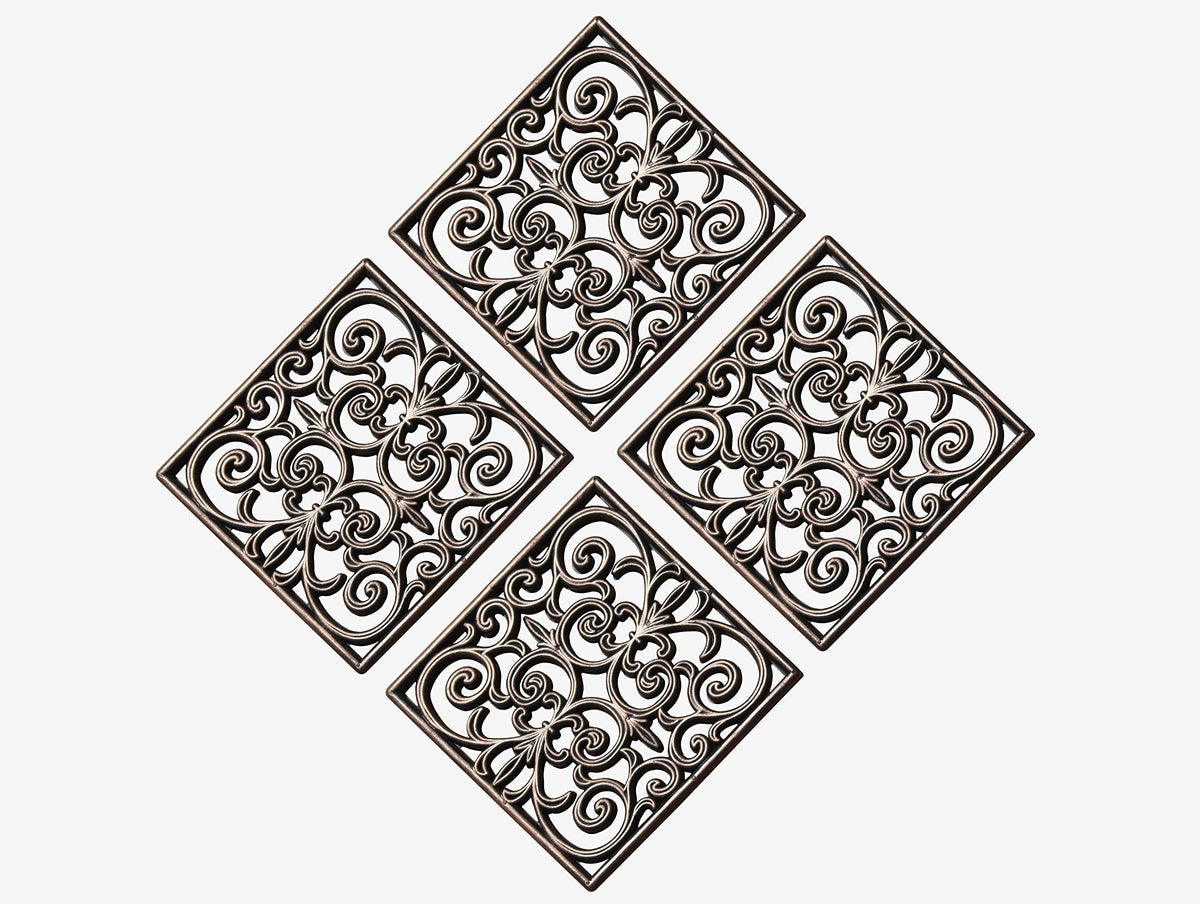 A1 Home Collections A1HOME2405NW Multi Functional-Garden Stepping Stone Mat Round, Natural Rubber Heavy-Duty Beautiful Hand Fini
