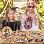 96 Pcs Pirate Party Supplies Tableware Set 350 Gsm Pirate Plates Napkins Forks For Adult Teen Children Birthday Party Pirate Par