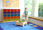 Childcraft Wooden Push Cart