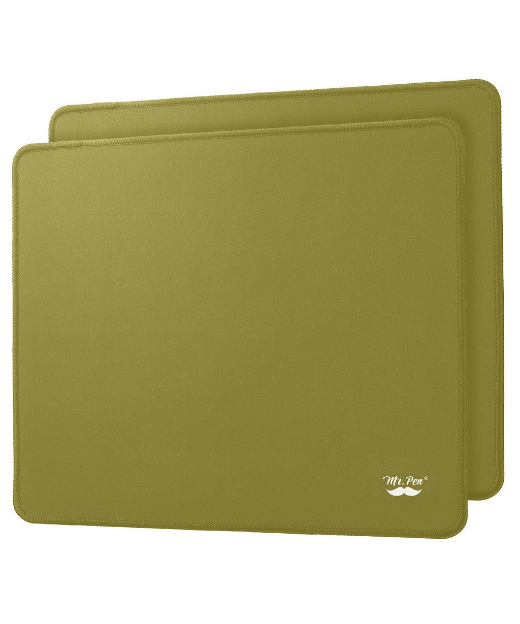 Mr. Pen- Mouse Pad, 12.8'X11.3', 2 Pack, Green Mouse Pads For Wireless Mouse, Computer Mouse Pad Gaming, Mouse Pad For Laptop,