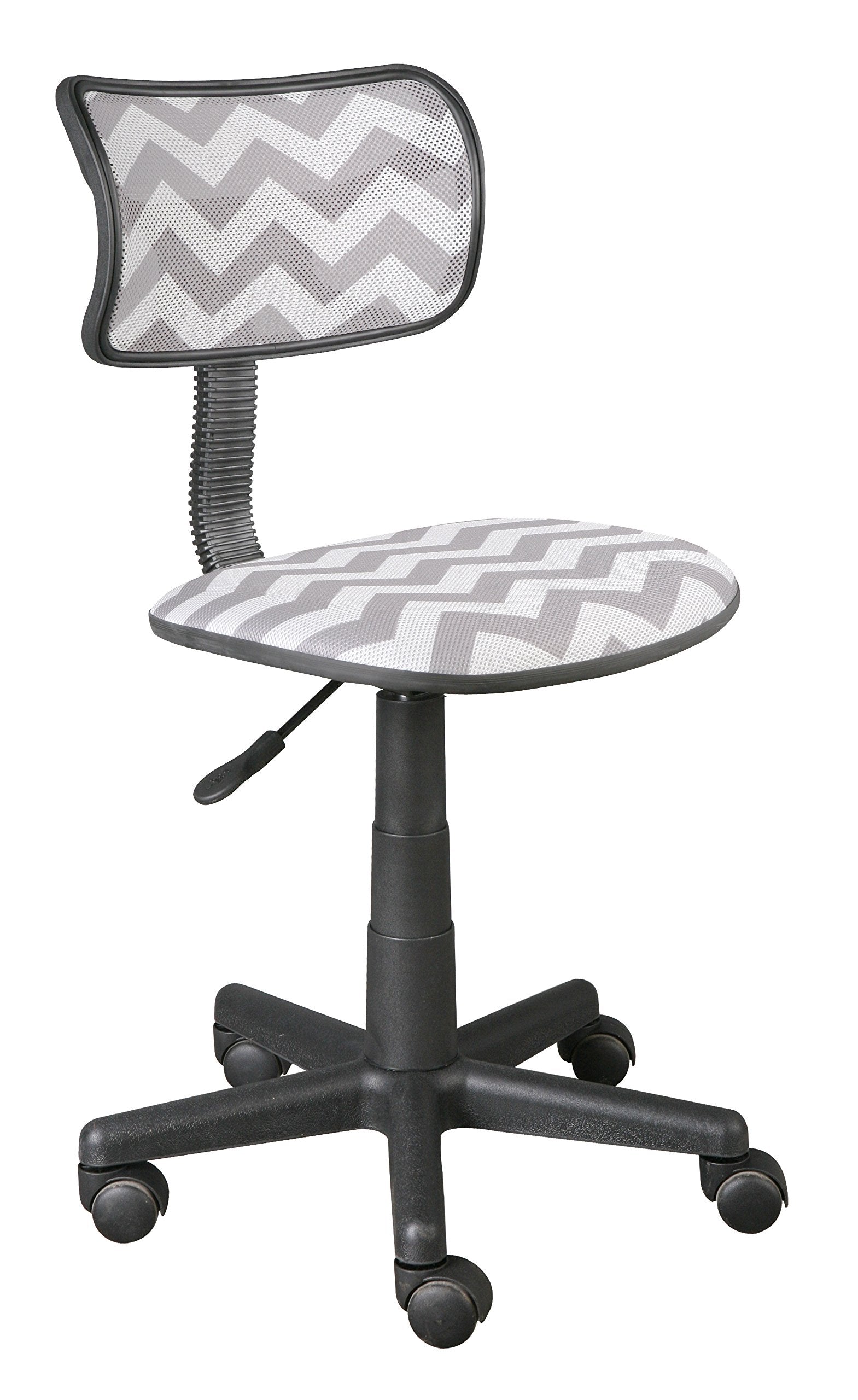 Urban Lifestyle Swivel Mesh Chair, Grey 23D x 12W x 35H in
