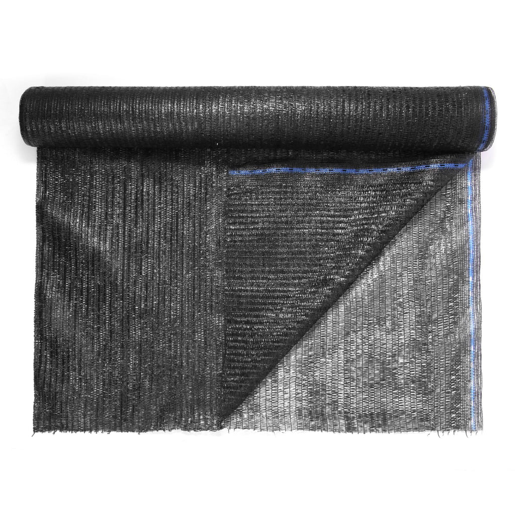 Windscreensupplyco 40% 6' X 100 Ft Eyelets Shade Cloth Roll Sunblock Shade Uv Resistant Net For Garden Greenhouse Flower Plant Patio Kennel, Black - Ps6140Blk