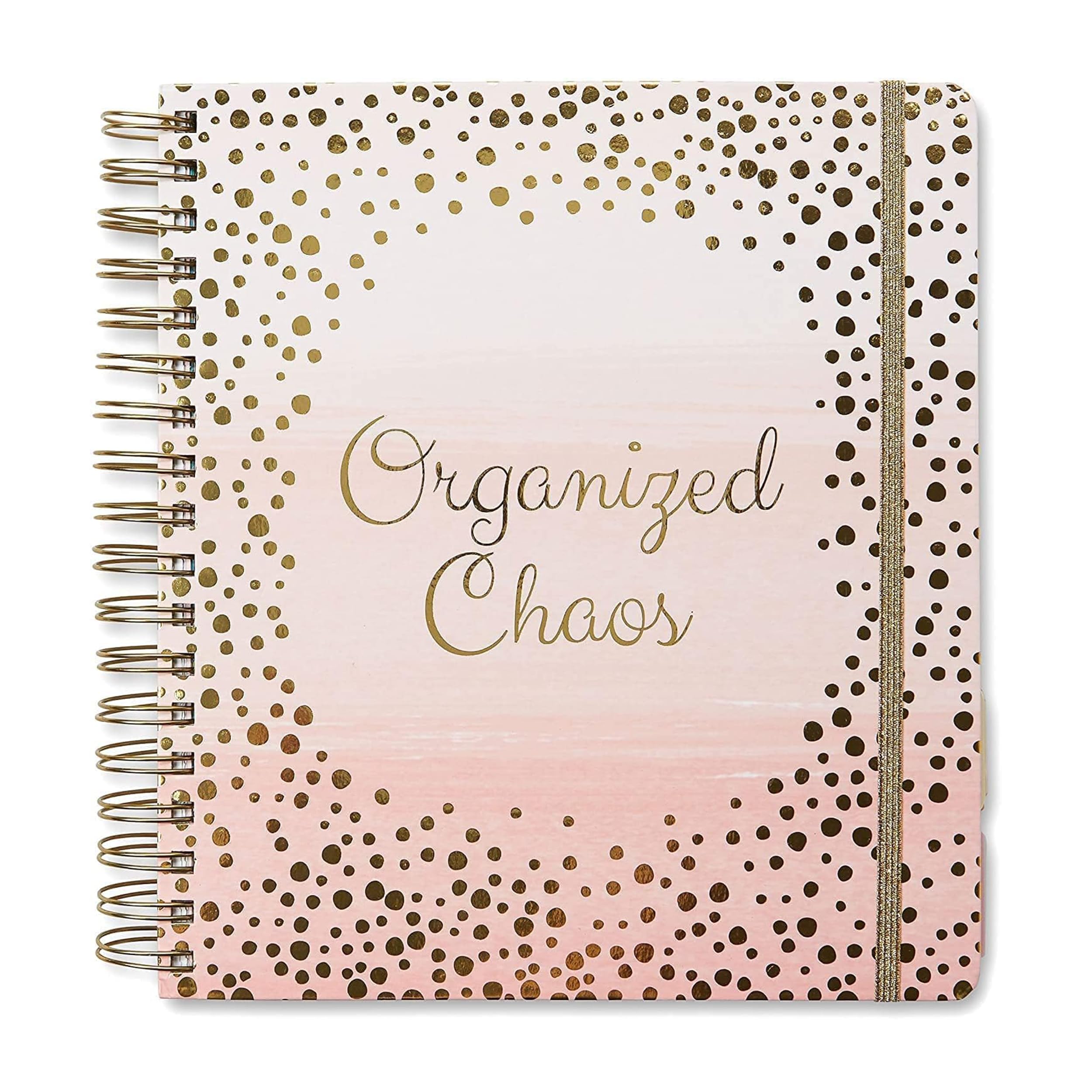Votum 18 Month Day Large Planner, 2024-2025, Daily, Weekly & Monthly, January - June, Organized Chaos - Pink Daily Planner 2024-