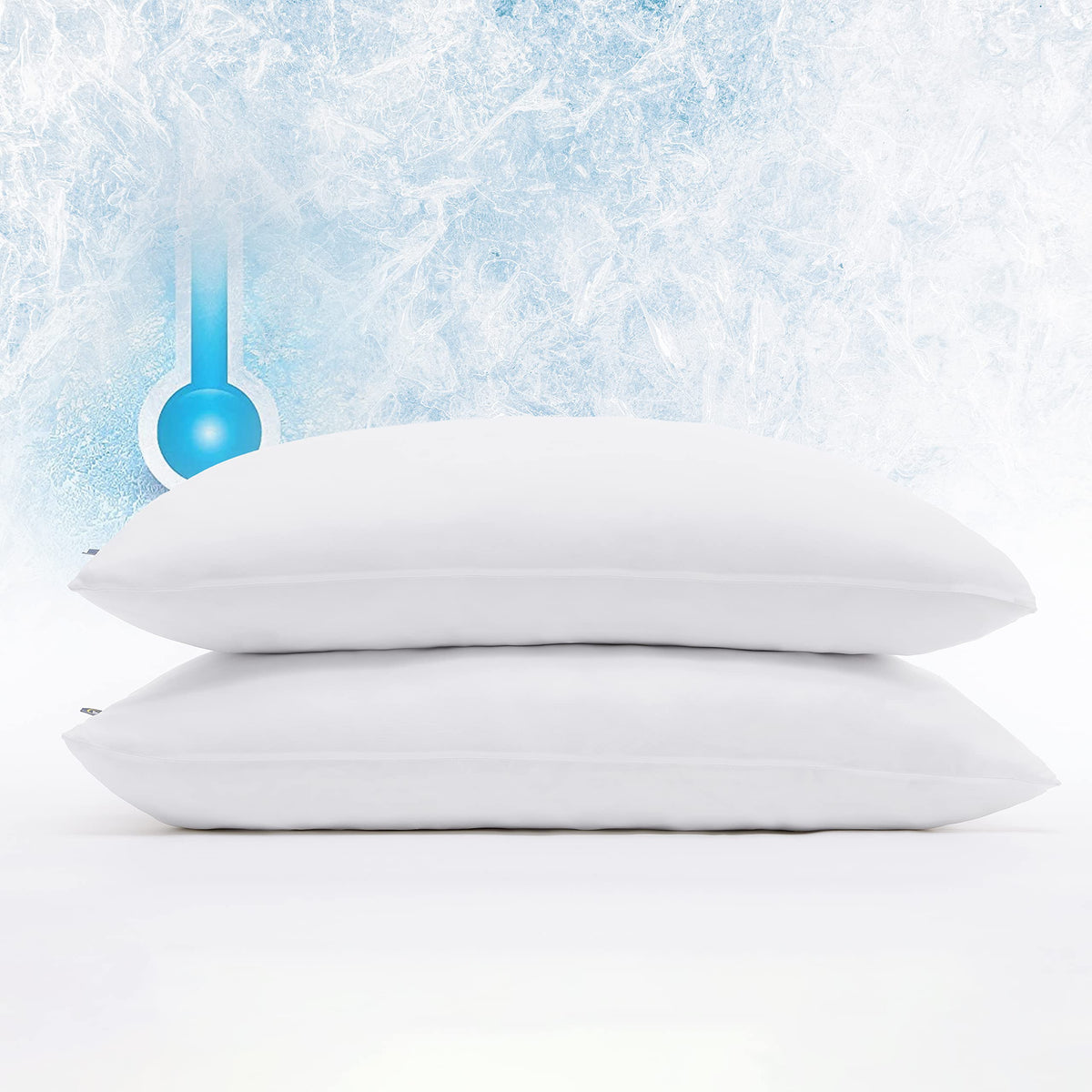Serta Power Chill Cooling Pillow Protectors, Stain Resistant And Zippered Pillow Protector, Protects Pillow From Dust And Dirt (
