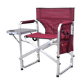Stylish Camping Full Back Folding Directors Chair