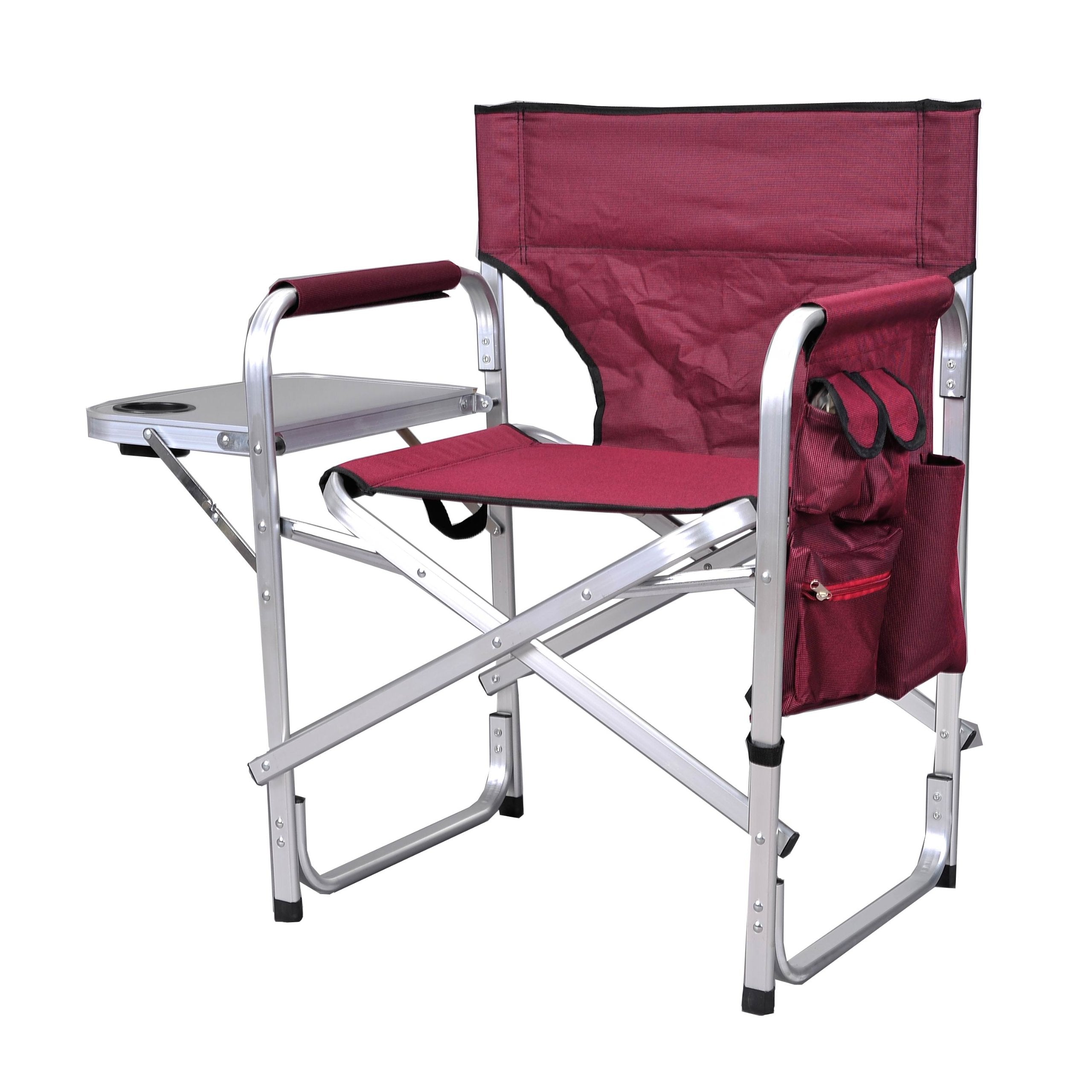 Stylish Camping Full Back Folding Directors Chair