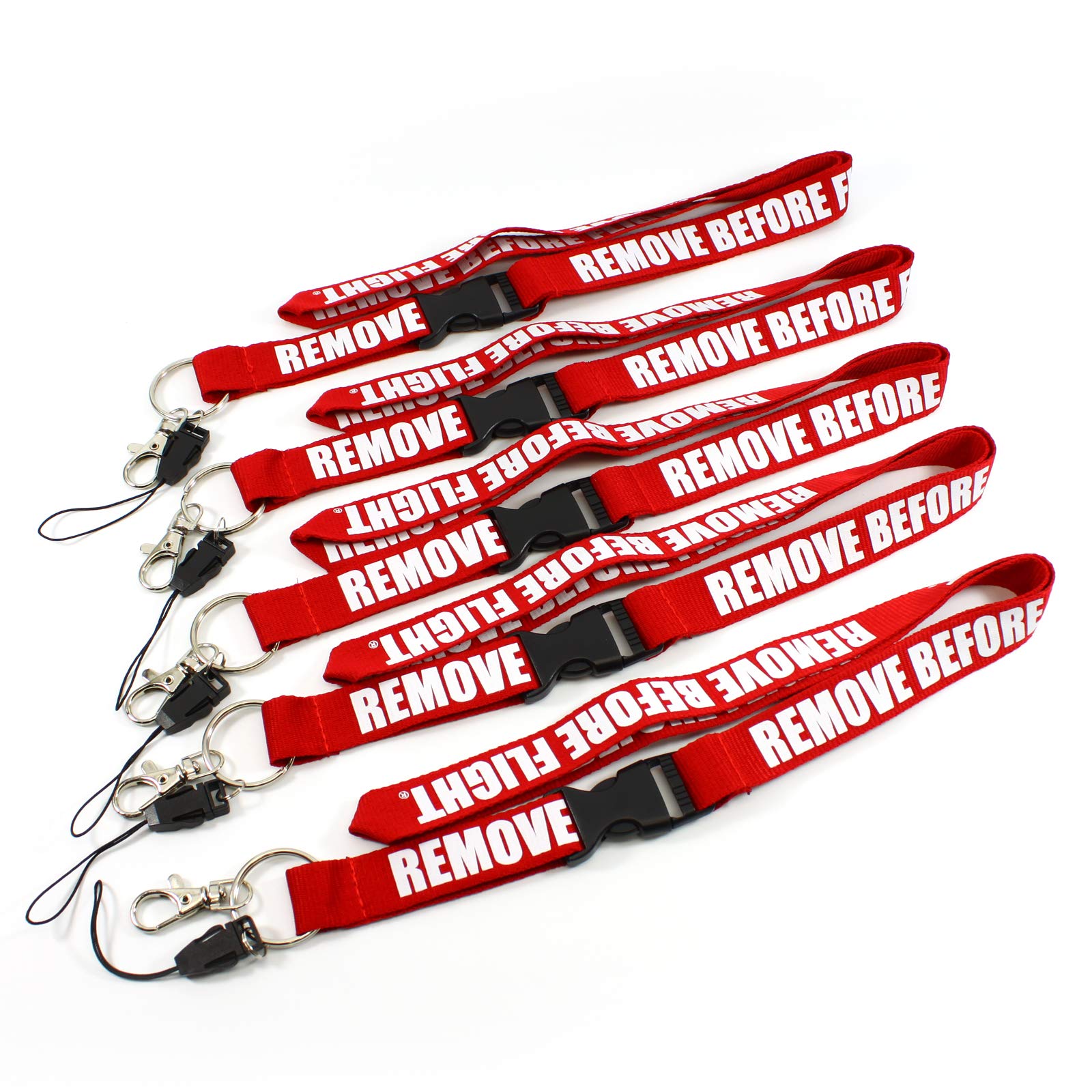 Rotary13B1 Remove Before Flight - Red Lanyard - 5 Pack