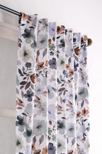Maison D' Hermine Curtain 100% Cotton 50''X96'' Curtains 2 Panel Easy Hanging With A Rod Pocket & Loop For Kitchen, Bedrooms & O